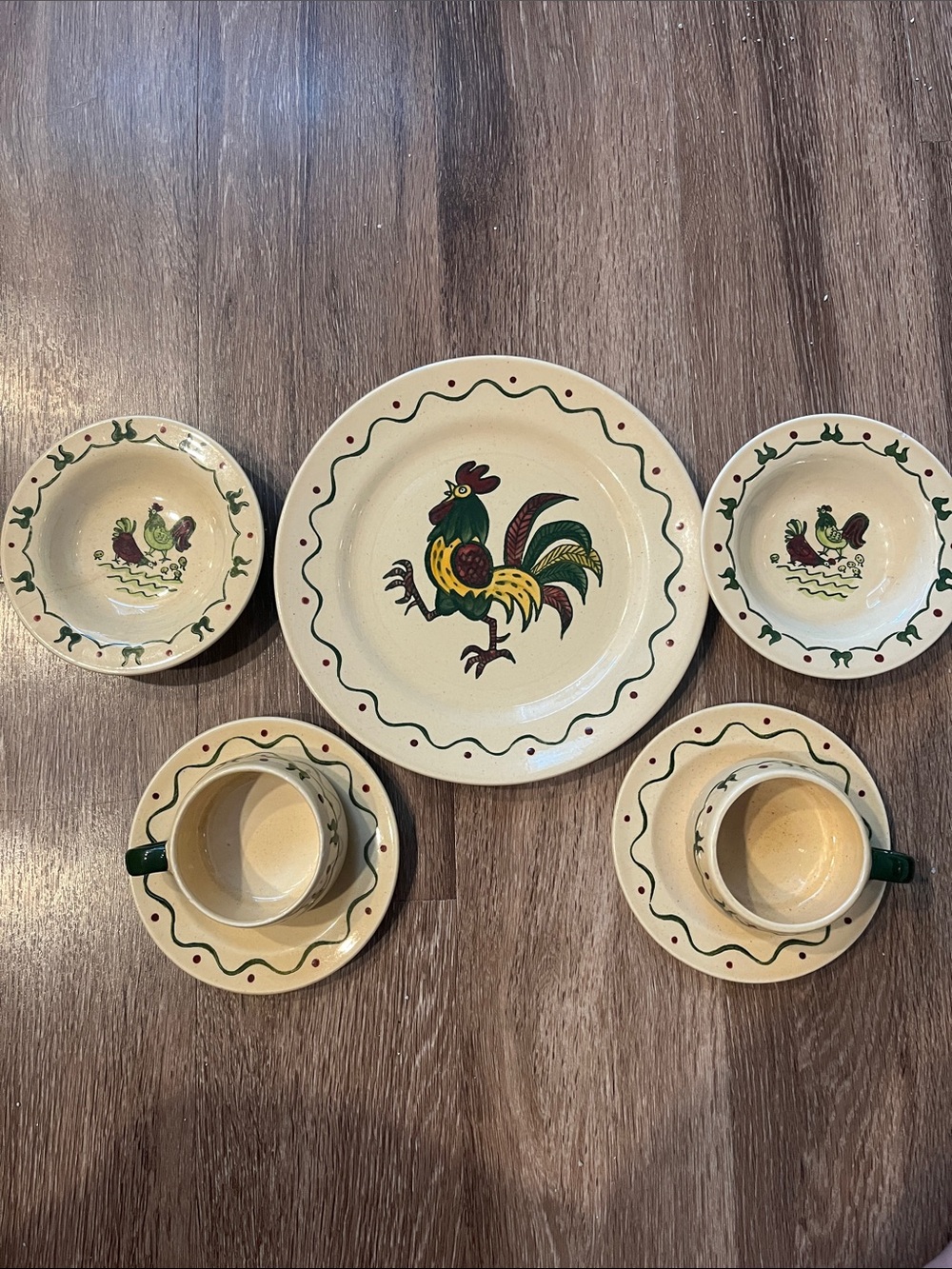 California Provincial by Metlox PoppyTrail set of 7 pieces
